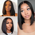 Ossileehair Straight Hair Super Double Drawn 5X5 Black 100% Human Hair