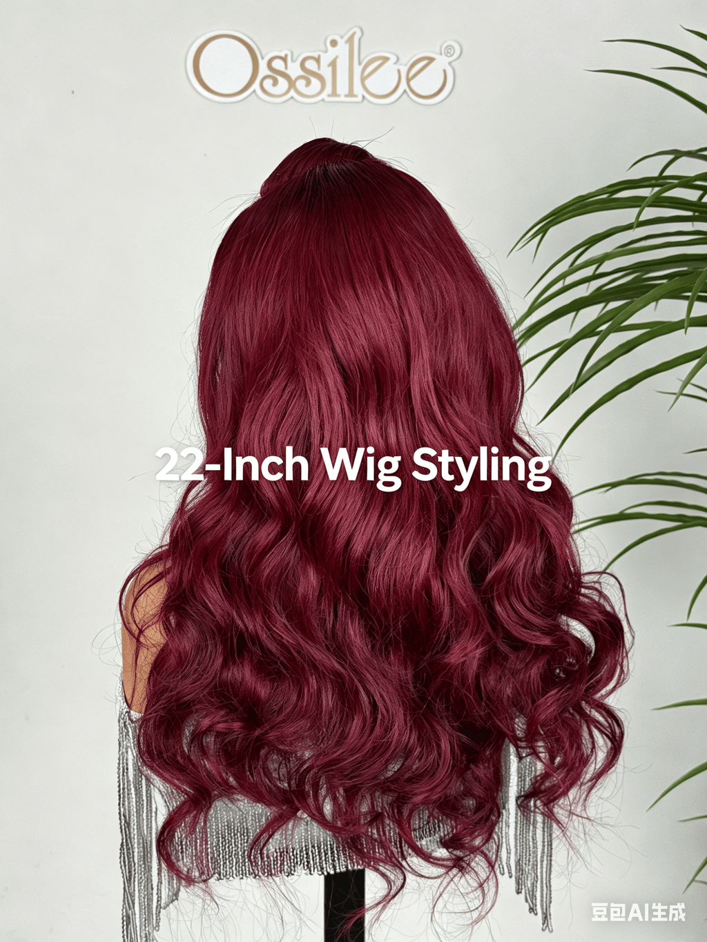 Ossileehair Straight Hair Double Drawn 13X4 Full Front 99J 100% Human Hair