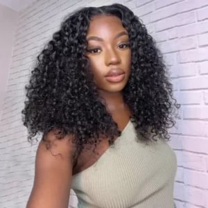 Ossileehair Baby Curls Super Double Drawn 5X5 Black 100% Human Hair