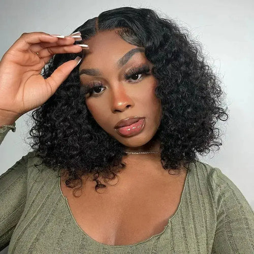 Ossileehair Baby Curls Super Double Drawn 5X5 Black 100% Human Hair