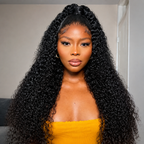 Ossilee Raw Hair Jerry Curly 13x4 Full Frontal Glueless Wig