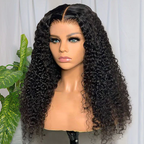 Ossilee Raw Hair Jerry Curly 13x4 Full Frontal Glueless Wig