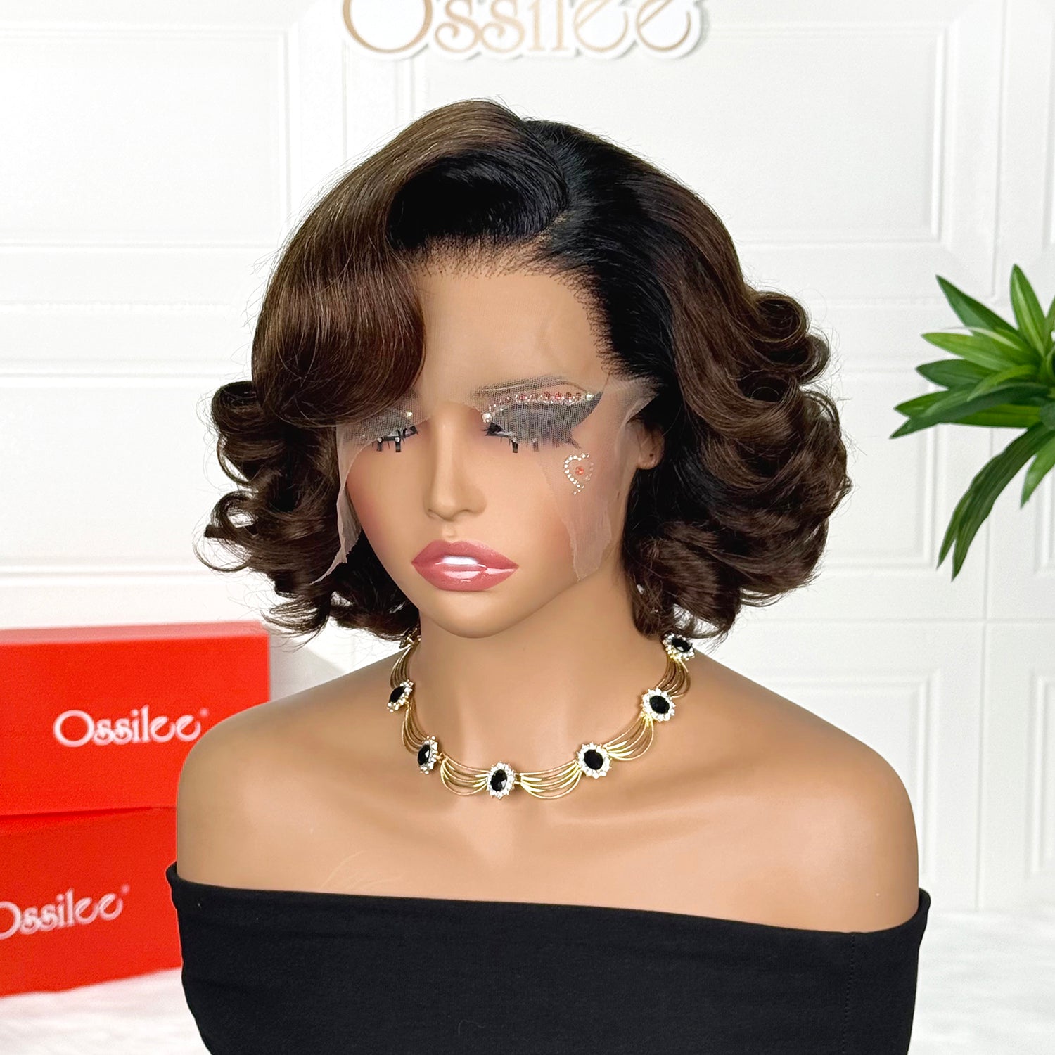 Ossileehair 2026 New Style Double Drawn 13X4 Frontal Lotus Curls 100% Human Hair