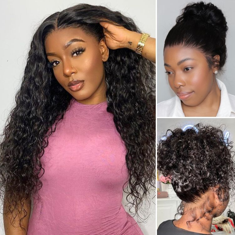 Ossileehair Water Wave Luxury 360 Lace With Invisiable String