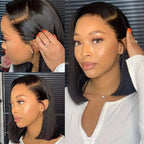 Ossileehair Vietnam Straight Hair SDD Super Double Drawn 13x4 Full Frontal  Black 100% Human Hair