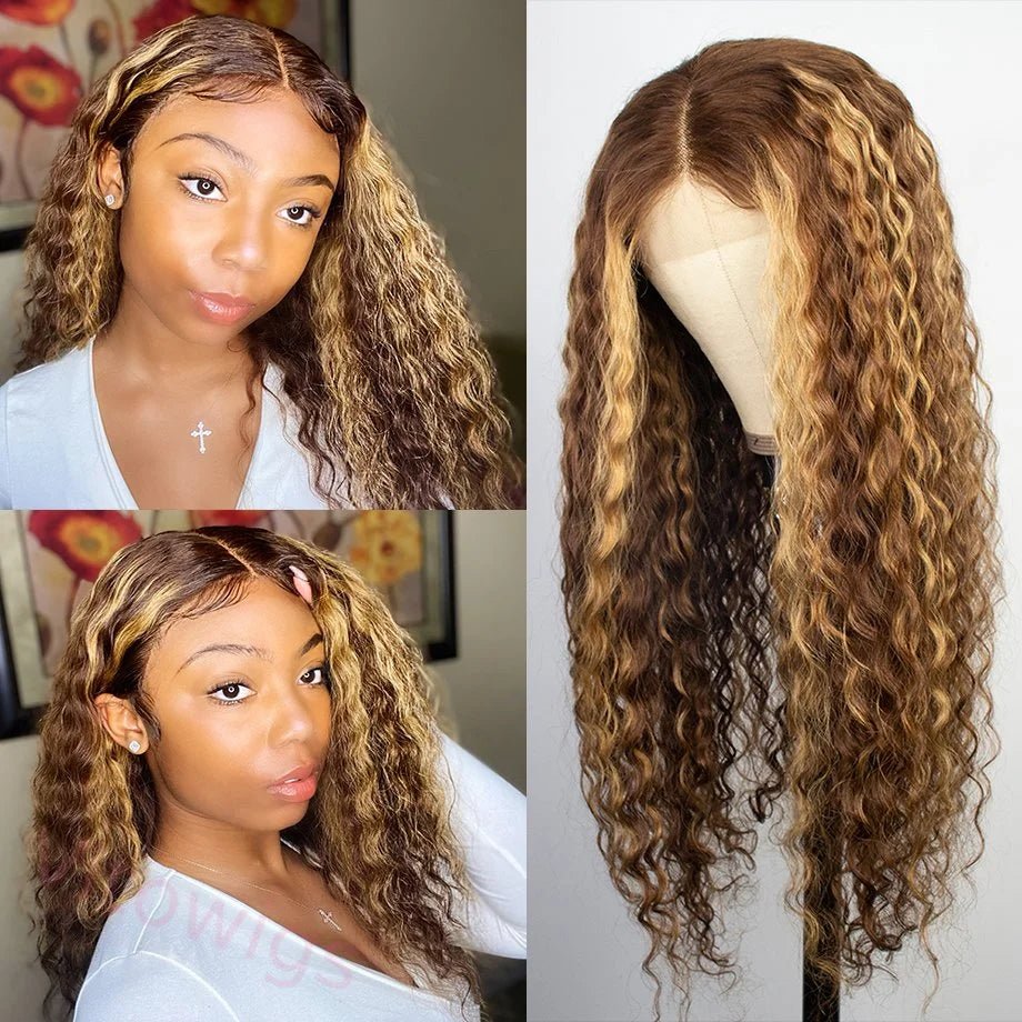 Ossileehair Water Wave BOB 13×4 Full Front 4/27 100% Human Hair