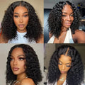 Ossileehair Water Wave Double Drawn BOB 4X4 Black 100% Human Hair